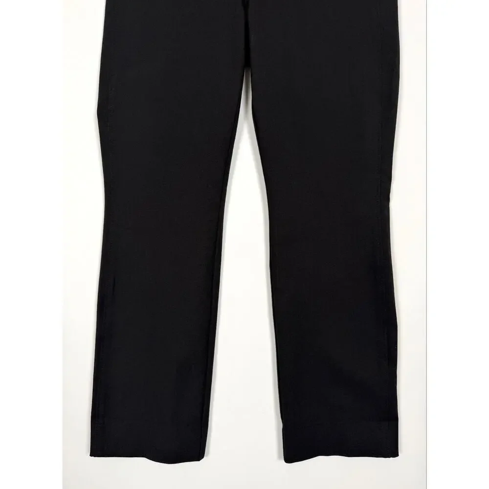 AYR The Daily Dose Black Stretch Straight Leg Cropped Pants Size 29 Classic